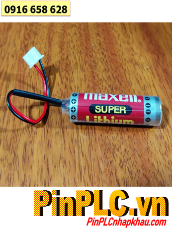 Maxell ER6C Super (Zắc PH2.54-3P); Pin nuôi nguồn PLC Maxell ER6C SUPER lithium 3.6v AA1800mAh